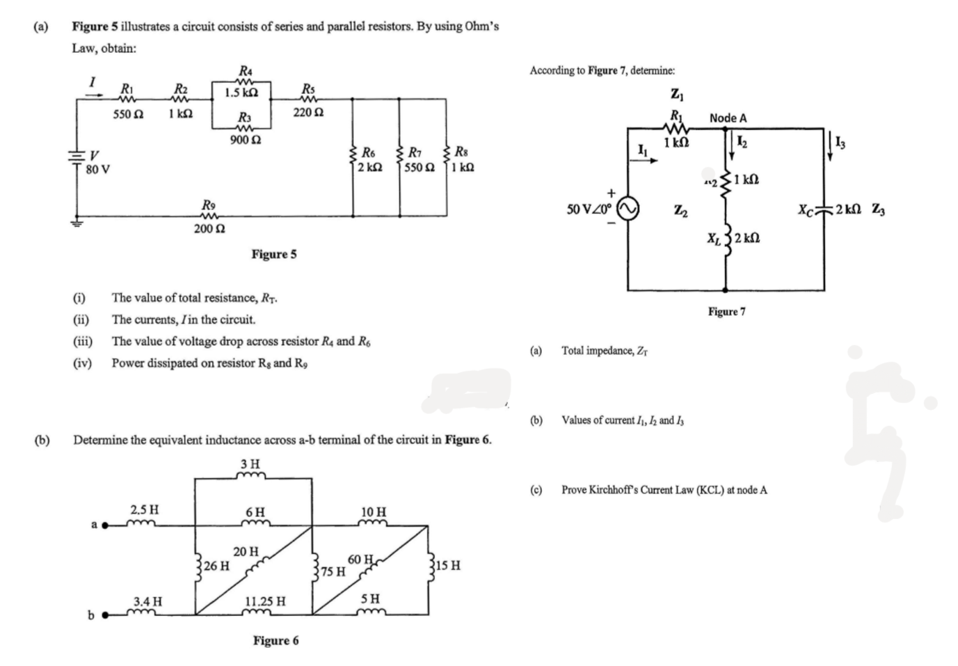 Solved Find Req, I, V(1ohm), and I(6ohm) 7. Find Req, IT, | Chegg.com