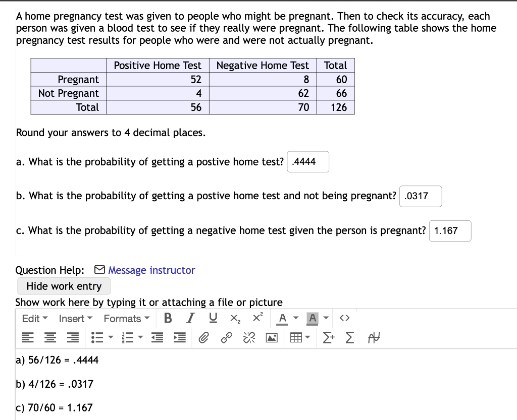 solved-a-home-pregnancy-test-was-given-to-people-who-might-chegg