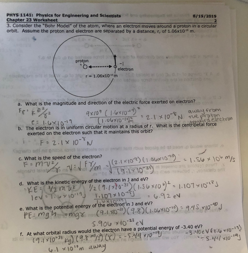 Solved PHYS 1141: Physics For Engineering And Scientists | Chegg.com