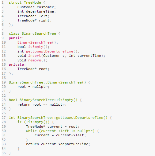 Hey! I need help finishing up the last bit of a C++ | Chegg.com
