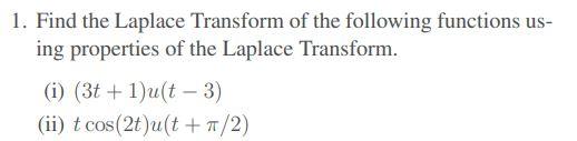 laplace transform of 1 t 3