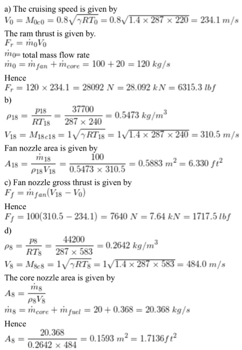 Solved g-i problems 4.67 A separate-flow turbofan engine is | Chegg.com