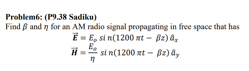 Solved Problem P9 38 Sadiku Find Ss And N For An Am Rad Chegg Com