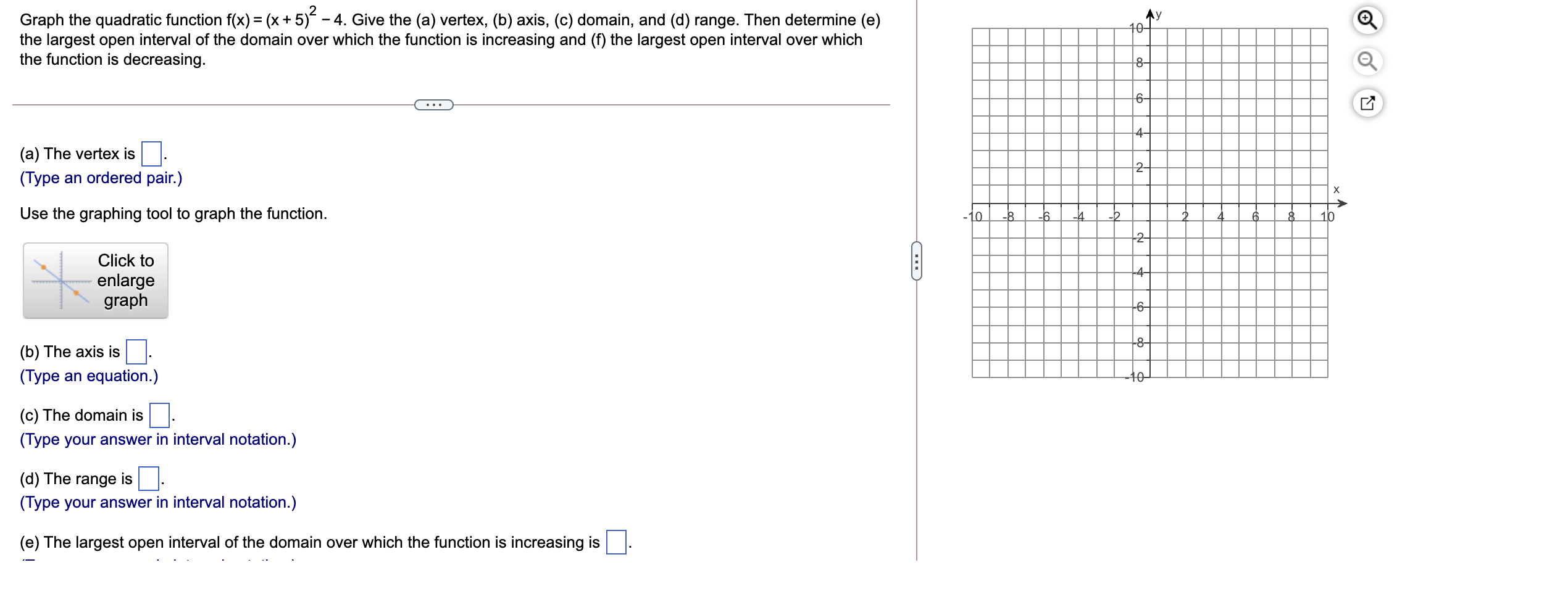 solved-ay-10-graph-the-quadratic-function-f-x-x-5-2-chegg