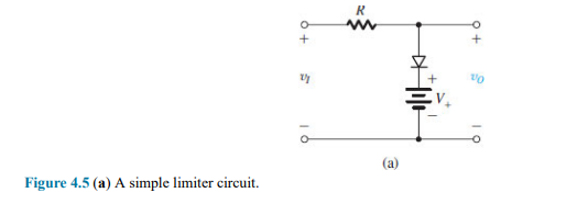 Solved 4.15 The Limiter Circuit Of Fig. 4.5 (a) Is Connected 