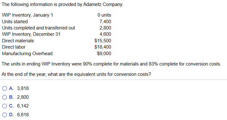 Solved At Trapeze Corporation, direct materials are added at 