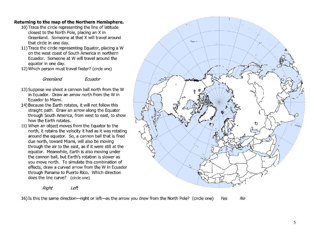 Solved Pressure, Winds, Coriolis Effect Below is a map of | Chegg.com