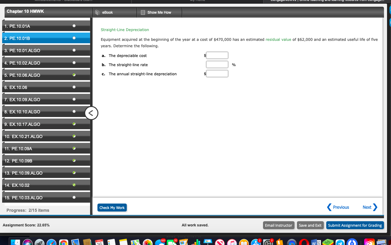 Solved Chapter 10 HMWK eBook Show Me How 1. PE.10.01A | Chegg.com