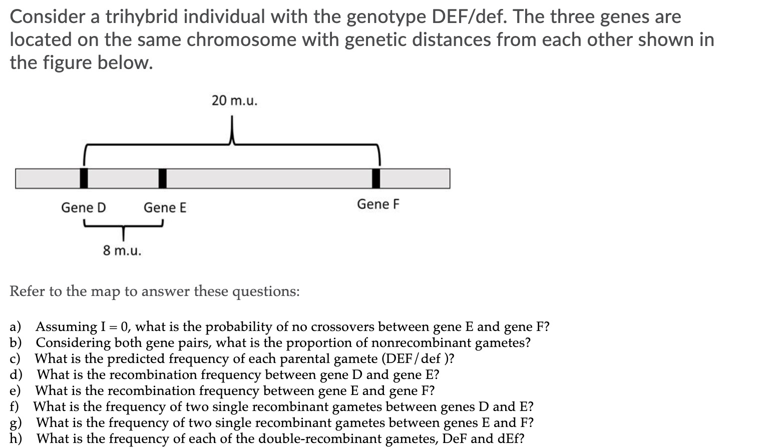 Solved Consider a trihybrid individual with the genotype | Chegg.com