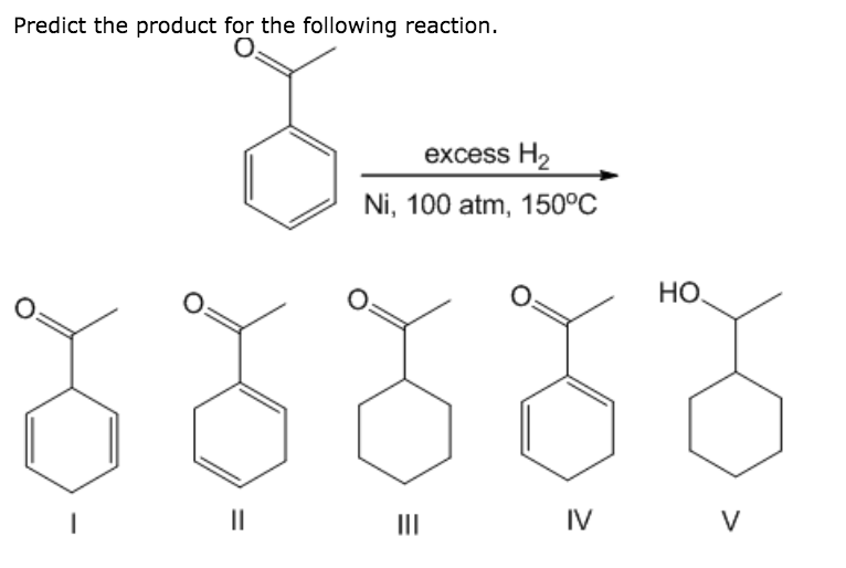 Solved Predict the product for the following reaction. | Chegg.com