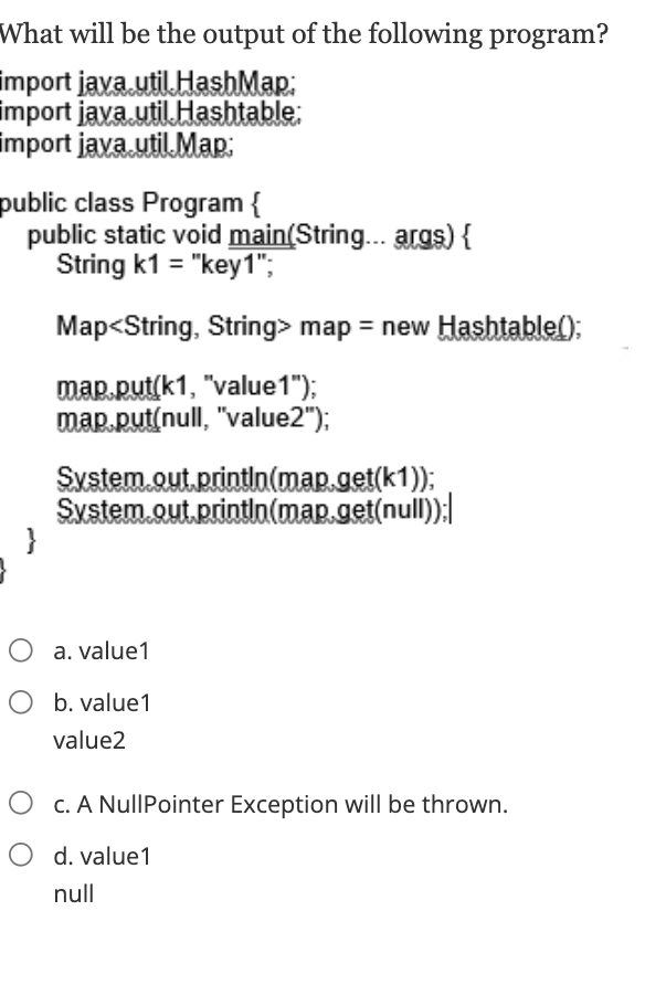 Solved What will be the output of the following program? | Chegg.com