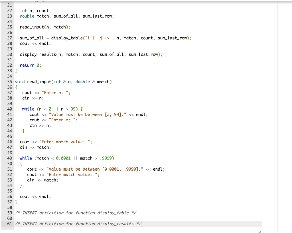 Solved C++ C++ Programming Problem Write a program that | Chegg.com