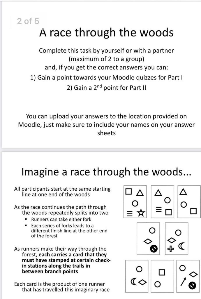 RULES ALL MUST COMPLETE RACE. PATH ONLY BREAK INTO