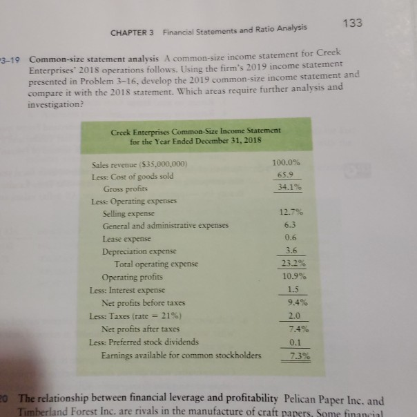 133 CHAPTER 3 Financial Statements and Ratio Analysis | Chegg.com