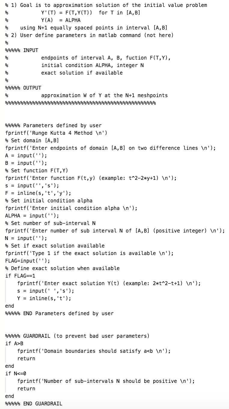 Solved (3) RungeKutta 4 method 2 (with code) We consider
