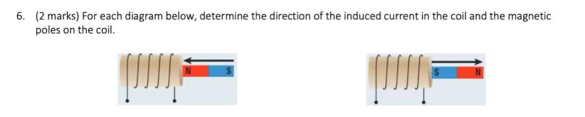 Solved 6. (2 marks) For each diagram below, determine the | Chegg.com