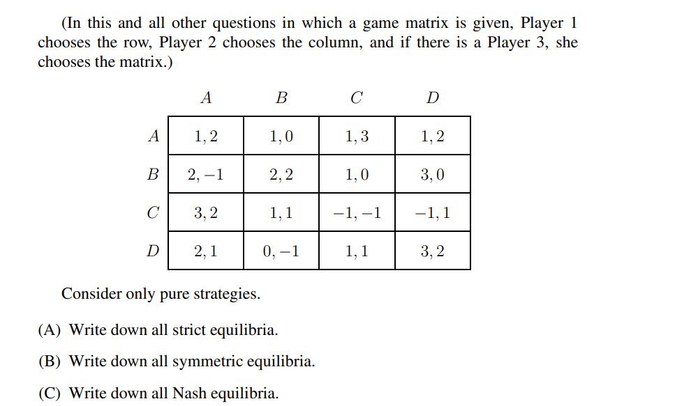 Solved (In this and all other questions in which a game