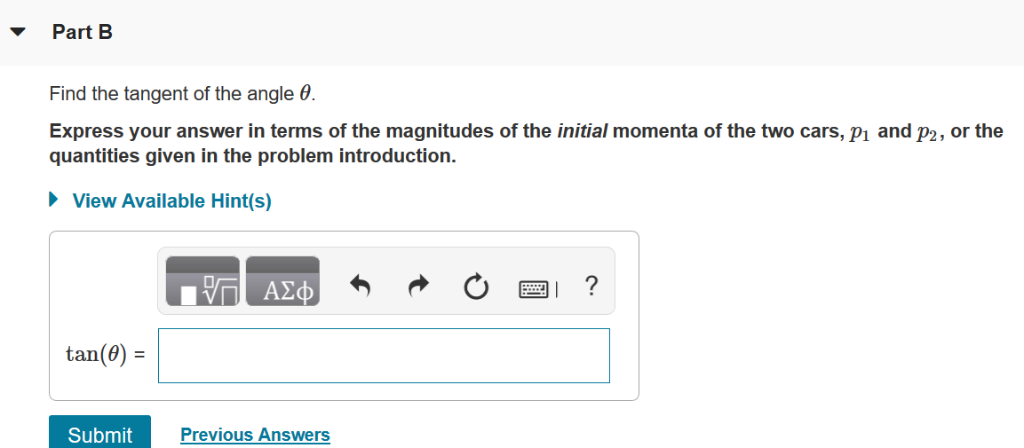 Solved Colliding Cars In this problem we will consider the | Chegg.com