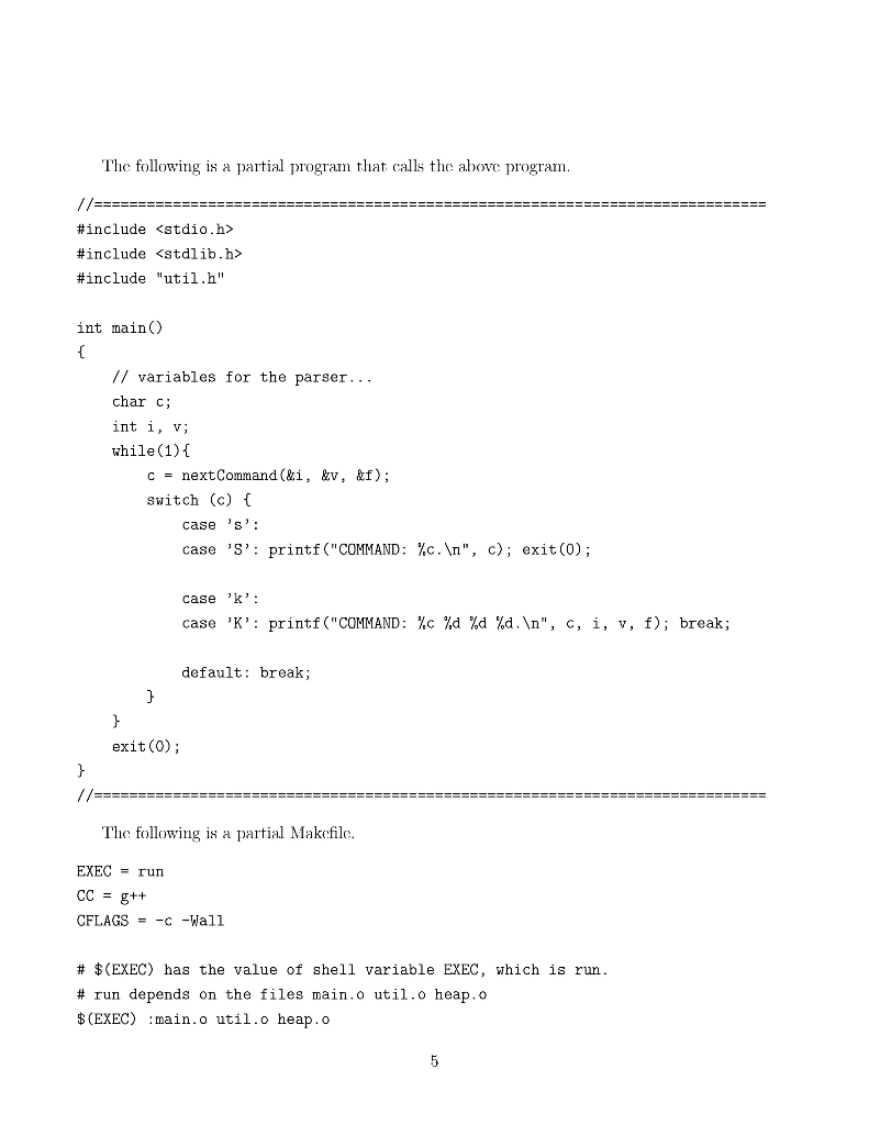 Solved CSE310 Project 1: Maxheap, Modular Design, and File | Chegg.com