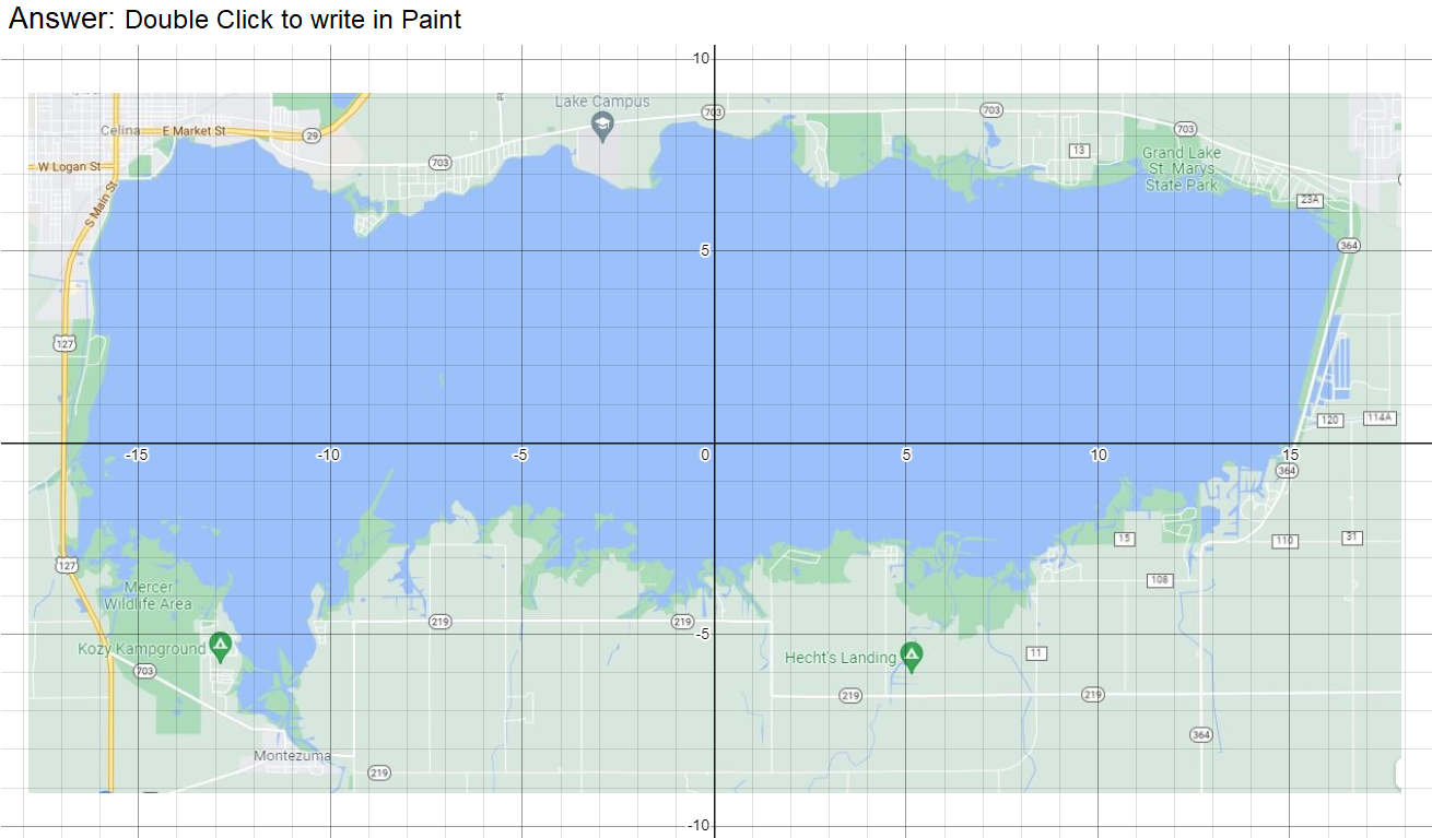 Grand Lake St Marys Map Solved 1 An Algae Bloom Is Threatening To Cover Grand Lake Chegg Com