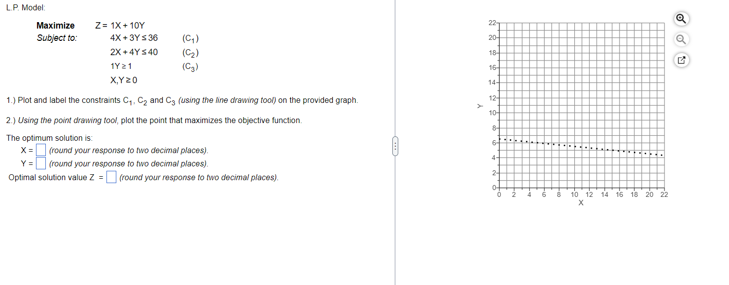 Solved 1.) Plot And Label The Constraints C1,C2 And C3 | Chegg.com