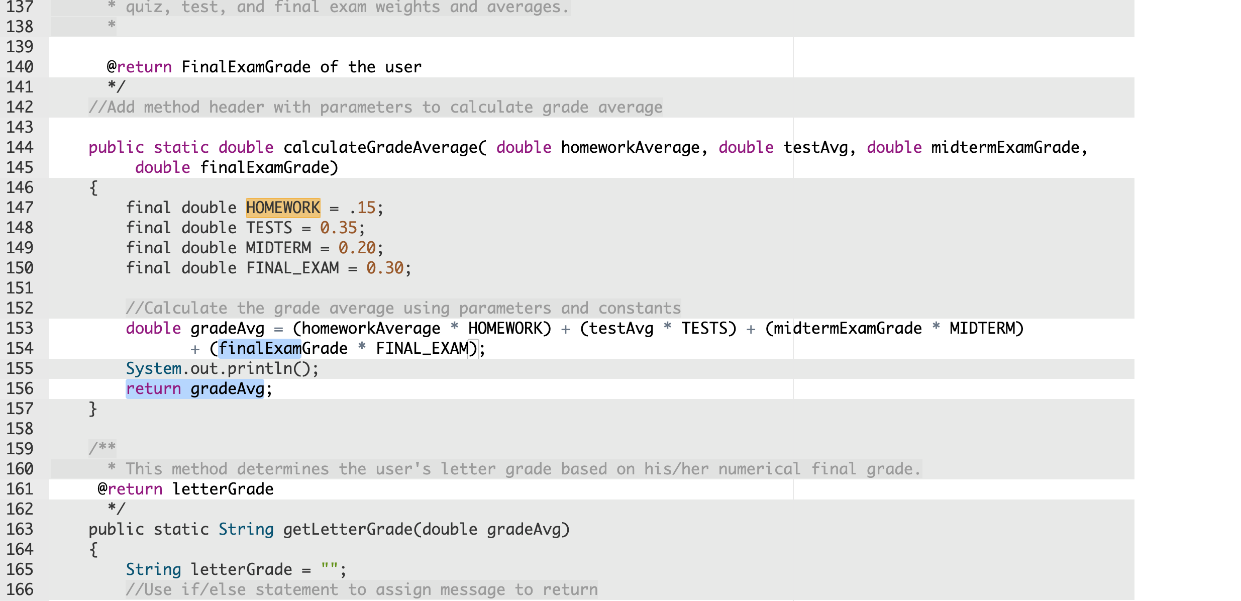 Solved CheckStyle GradeCalculatorWithMethods.java: [ERROR] | Chegg.com