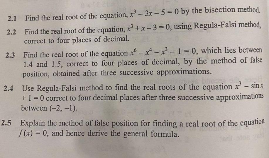 solved-2-1-find-the-real-root-of-the-equation-x3-3x-chegg