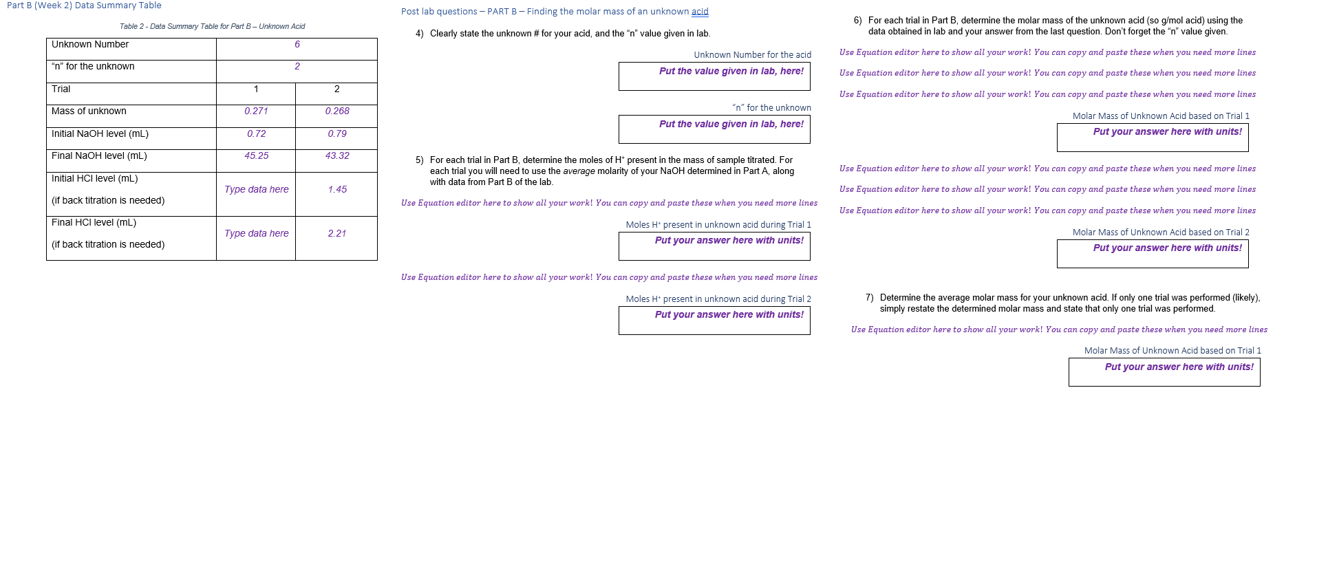 (Average molarity of NaOH is 0.111 ﻿M) | Chegg.com
