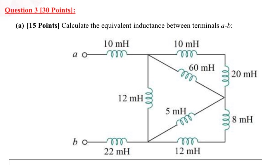 Solved Question 3 [30 Points A [15 Points] Calculate The