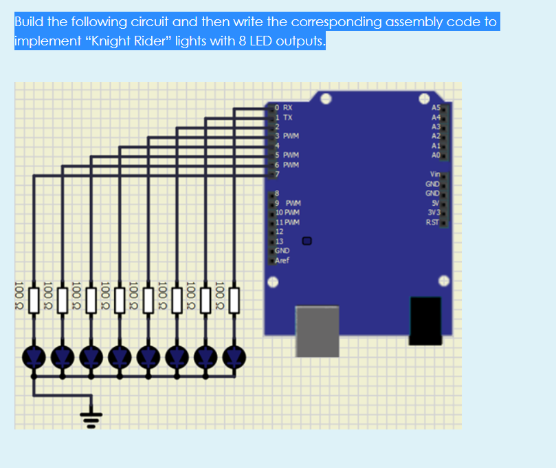 Solved Build the following circuit and then write the | Chegg.com