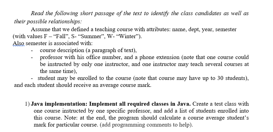 Solved Read the following short passage of the text to | Chegg.com