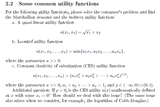 Solved 2.2 Some common utility functions For the following | Chegg.com