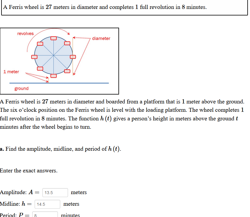 solved-a-ferris-wheel-is-27-meters-in-diameter-and-completes-chegg