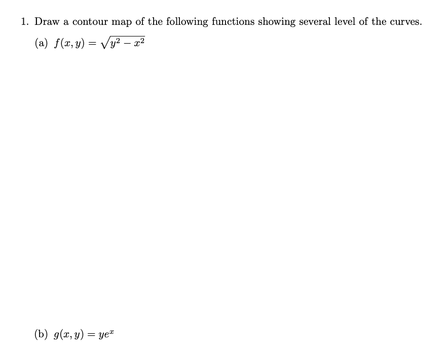 solved-1-draw-a-contour-map-of-the-following-functions-chegg