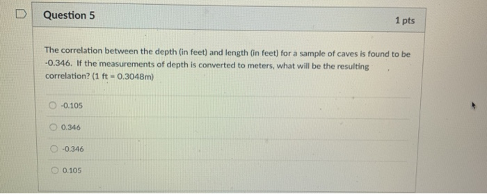 Solved D Question 10 1 pts Consider the following | Chegg.com