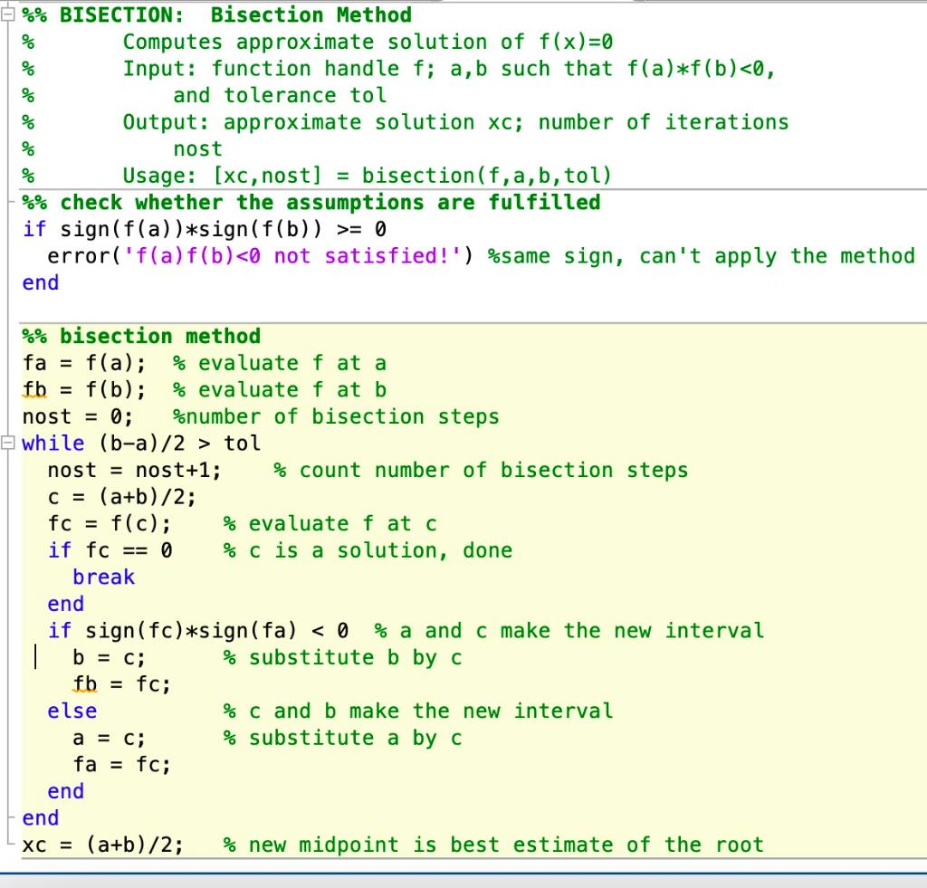 Solved Part Of This Matlab Code Is Missing, Please Complete | Chegg.com