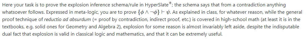 Here your task is to prove the explosion inference | Chegg.com