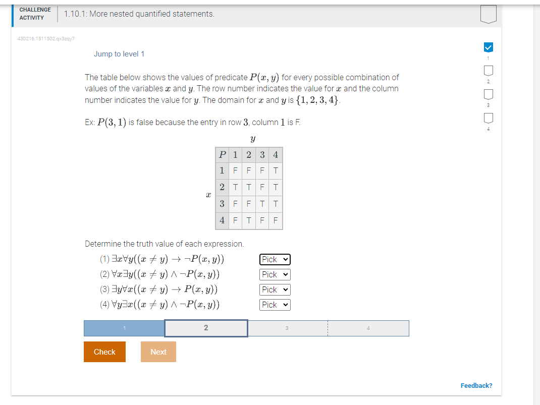 solved-the-table-below-shows-the-values-of-predicate-p-x-y-chegg