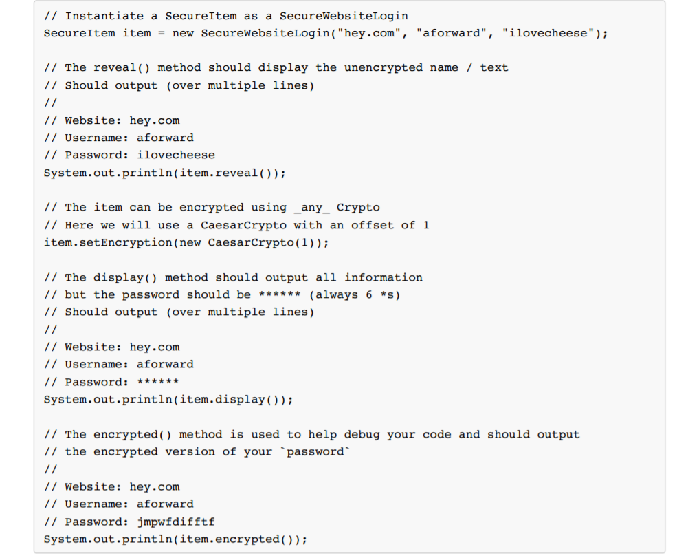 Solved Q1: [5 marks] Cryptography Interface To support | Chegg.com