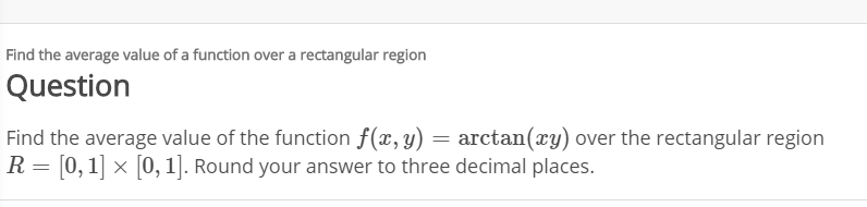 Solved Find the average value of a function over a | Chegg.com