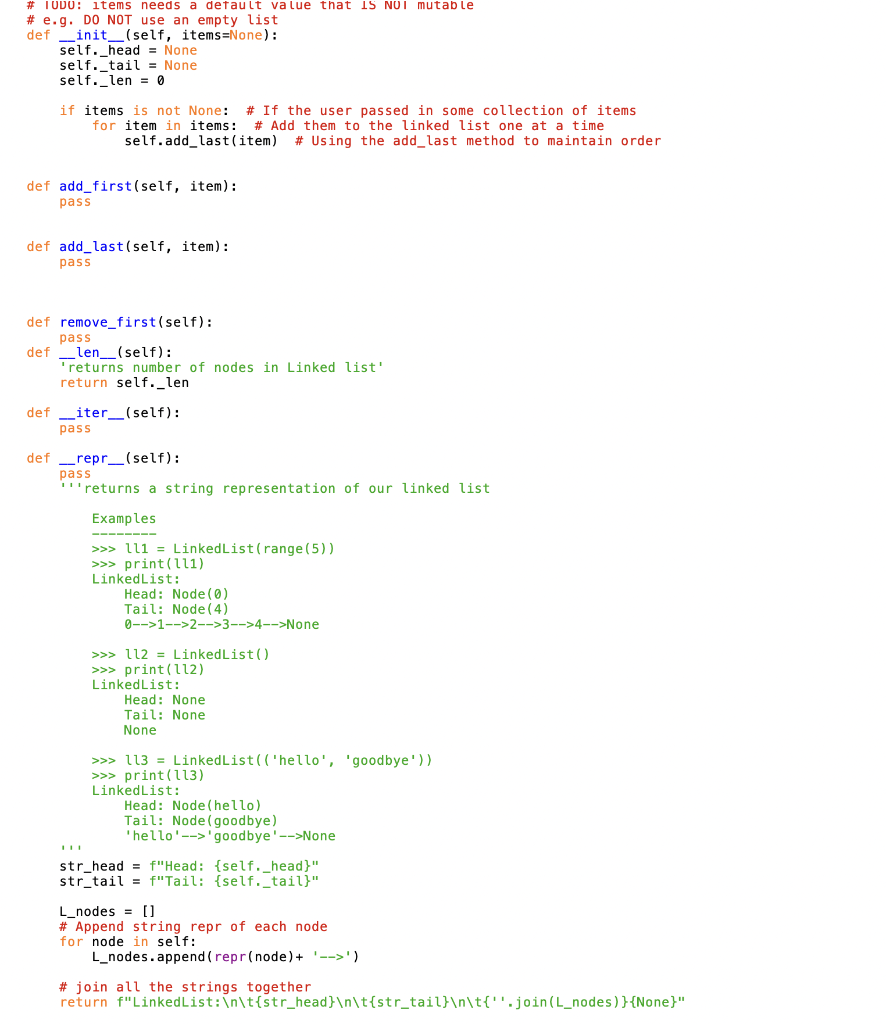 Solved Module 4 Lab: Linked List Write a linked list that | Chegg.com