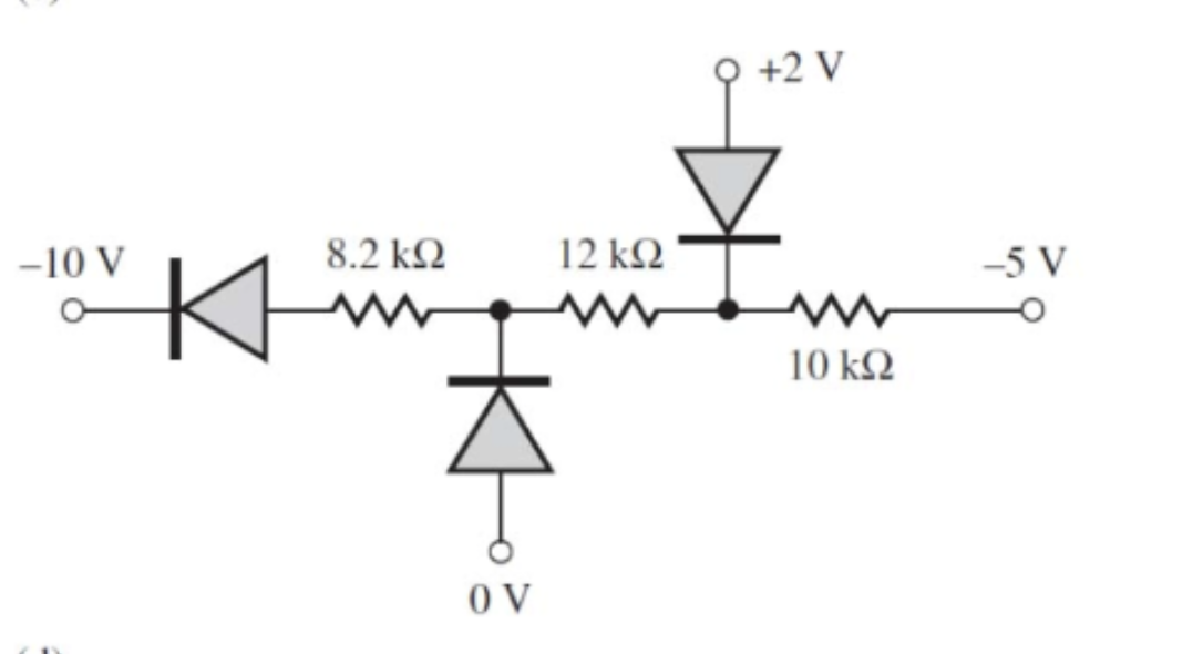 Solved please find the Q-point for the diode in the circuits | Chegg.com