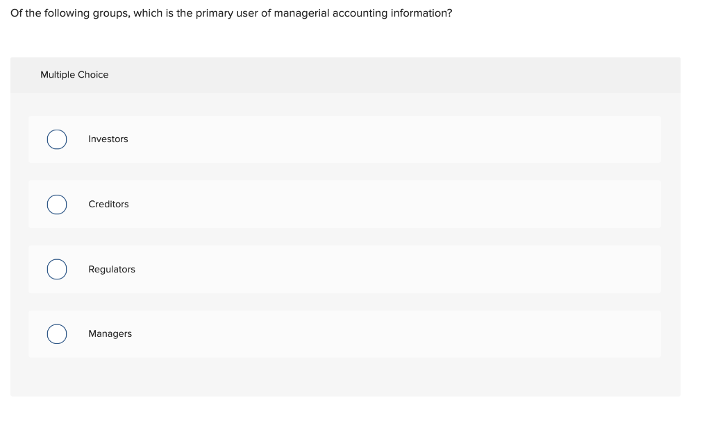 Solved Which of the following is not a characteristic of | Chegg.com