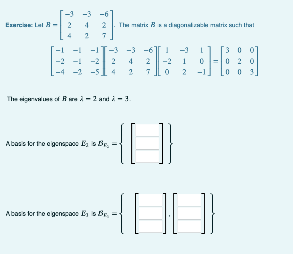 Solved Diagonalizable Matrices Definition An nxn matrix A