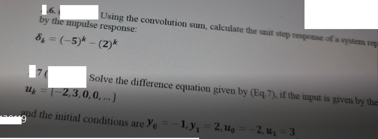 6. Using the convolution sum, calculate the unit step | Chegg.com