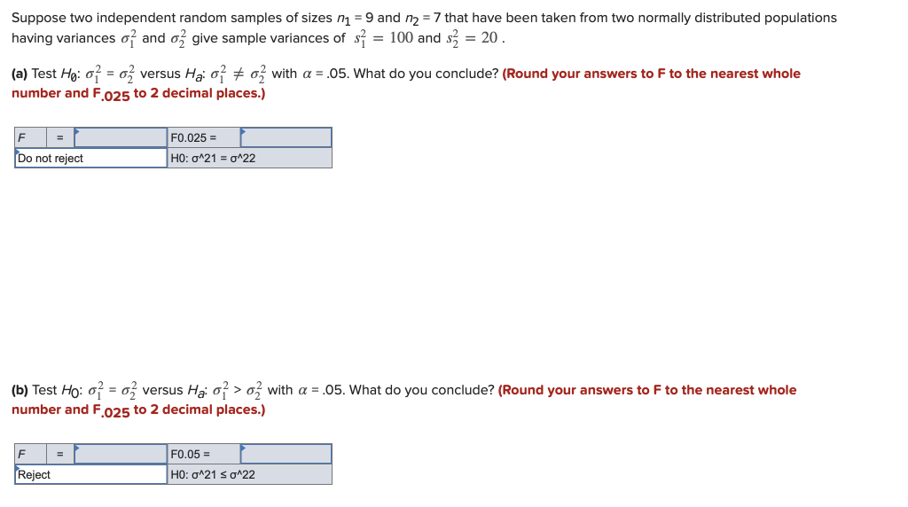 Solved Suppose Two Independent Random Samples Of Sizes N₁ = | Chegg.com