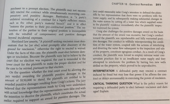 Solved Merritt v. Craig Court of Special Appeals of