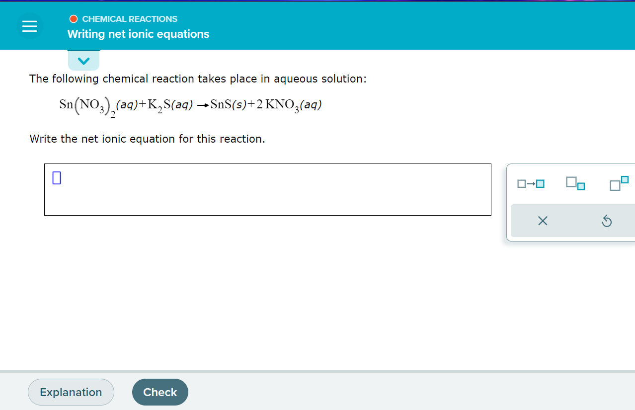 Solved The following chemical reaction takes place in | Chegg.com