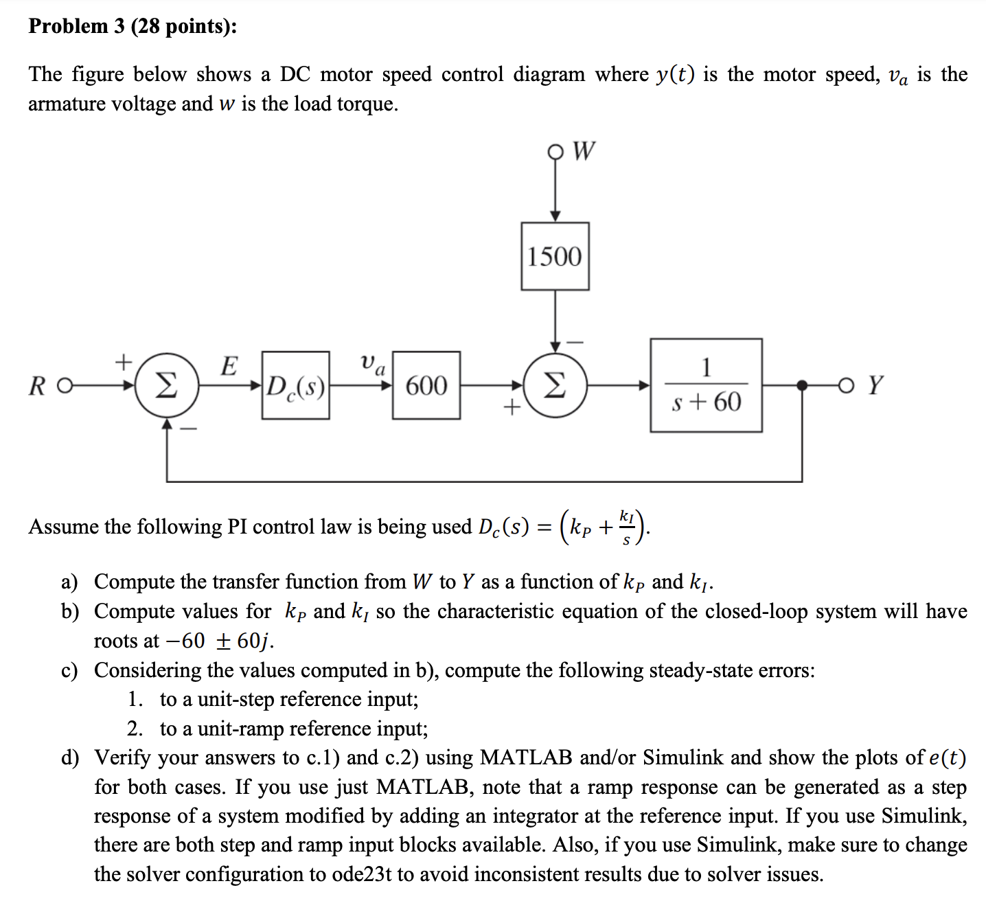 [solved] The Figure Below Shows A Dc Motor Speed Control D