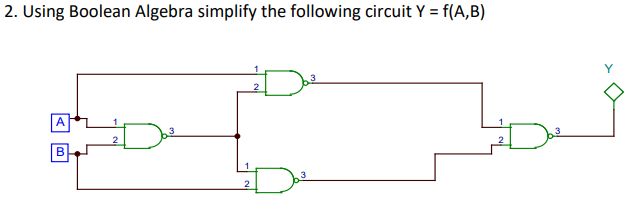 Solved 2. Using Boolean Algebra Simplify The Following | Chegg.com